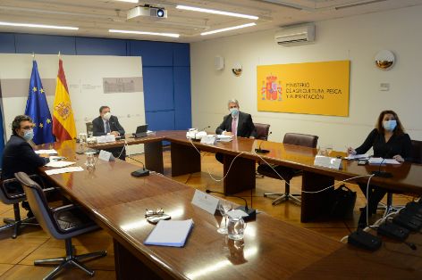 Hoy, durante la videoconferencia de los ministros de Agricultura y Pesca de la Unión Europea