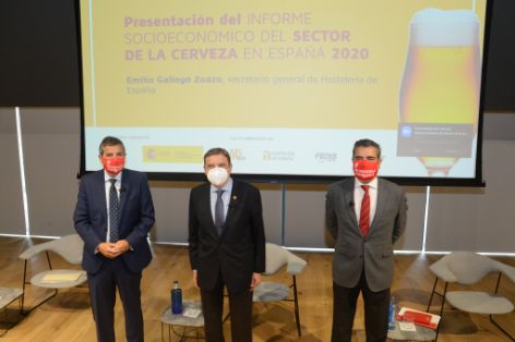 EN LA PRESENTACIÓN DEL INFORME SOCIOECONÓMICO DEL SECTOR DE LA CERVEZA EN ESPAÑA