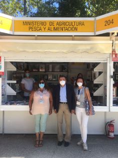 Hoy, en su visita a la Feria del Libro de Madrid 