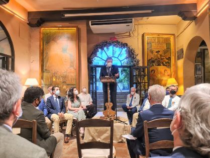 En la presentación del libro “El Amontillado. Tesoros de las bodegas de Montilla-Moriles”