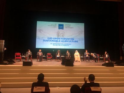 HOY, EN FLORENCIA, EN LA REUNIÓN DE MINISTROS DE AGRICULTURA DEL G-20   