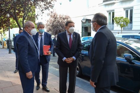 EN LA PRESENTACIÓN DE LA CAMPAÑA ‘JAMONES IBÉRICOS, EMBAJADORES DE EUROPA EN EL MUNDO’