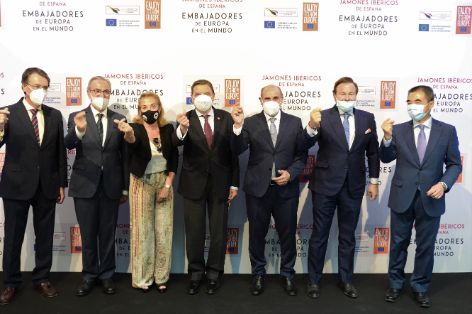 EN LA PRESENTACIÓN DE LA CAMPAÑA ‘JAMONES IBÉRICOS, EMBAJADORES DE EUROPA EN EL MUNDO’
