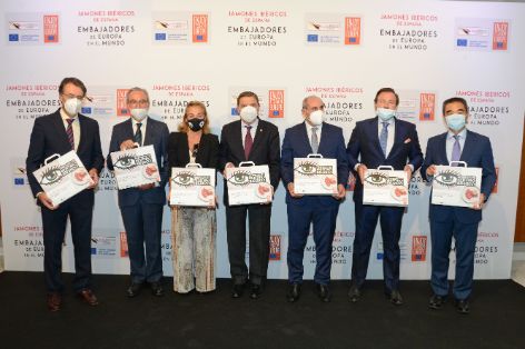 EN LA PRESENTACIÓN DE LA CAMPAÑA ‘JAMONES IBÉRICOS, EMBAJADORES DE EUROPA EN EL MUNDO’