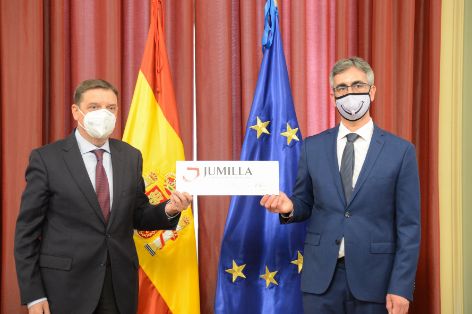 Hoy, en la presentación de la nueva contraetiqueta