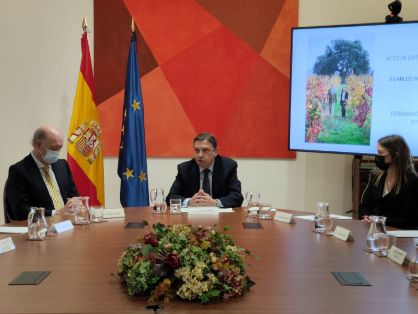 ACTO DE HOMENAJE ORGANIZADO POR LA FEDERACIÓN ESPAÑOLA DEL VINO 