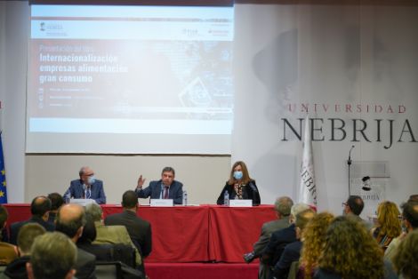EN LA PRESENTACIÓN DEL LIBRO “INTERNACIONALIZACIÓN EMPRESAS ALIMENTACIÓN GRAN CONSUMO” DE LA UNIVERSIDAD NEBRIJA