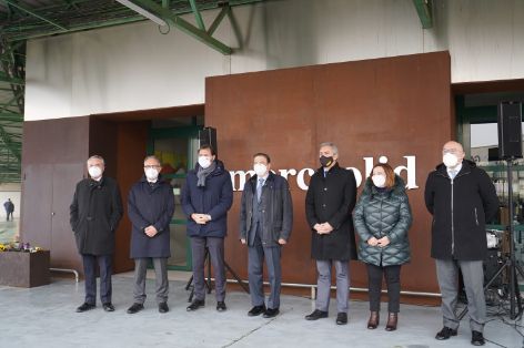 HOY, DURANTE LA VISITA A MERCAOLID, EN VALLADOLID