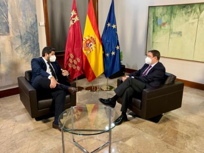 HOY, EN SU VISITA A LA COMUNIDAD AUTÓNOMA DE LA REGIÓN DE MURCIA