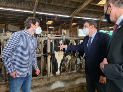 DURANTE SU VISITA OFICIAL A CANTABRIA