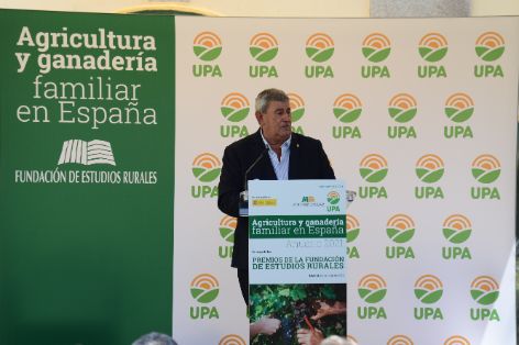 Hoy, en la presentación del Anuario 2020 de la Unión de Pequeños Agricultores y Ganaderos (UPA) 