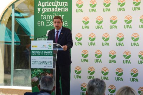 Hoy, en la presentación del Anuario 2020 de la Unión de Pequeños Agricultores y Ganaderos (UPA) 