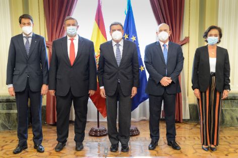 Hoy, en la sede del ministerio