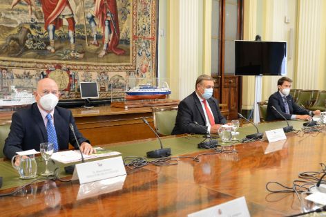 Hoy, en la sede del ministerio