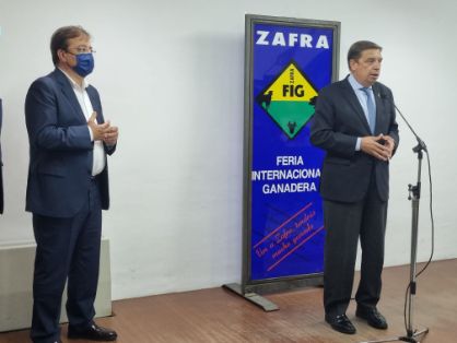 Hoy en la inauguración de la Feria Internacional Ganadera de Zafra 