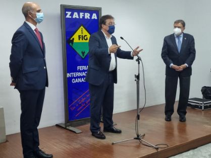 Hoy en la inauguración de la Feria Internacional Ganadera de Zafra 
