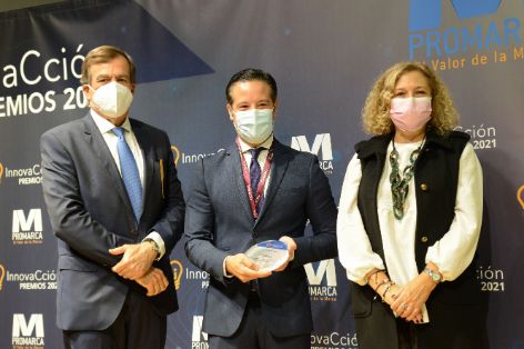 Hoy, en Madrid, en la entrega de los premios InovaCcion