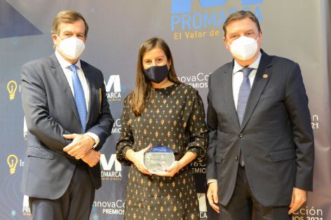 Hoy, en Madrid, en la entrega de los premios InovaCcion