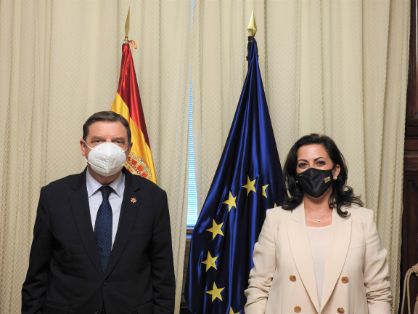 Hoy, en la sede del Ministerio 