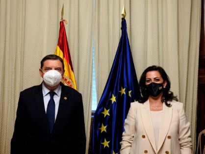 Hoy, en la sede del Ministerio 