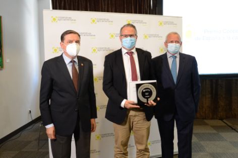 Hoy, en la clausura de la Asamblea General de Cooperativas Agroalimentarias de España (CAE)