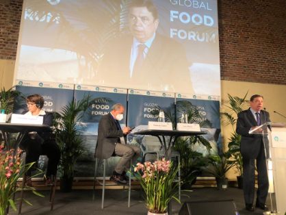 Hoy en Bruselas, en el encuentro “Global Food Forum” 