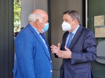 Hoy, en una visita al Instituto Maimónides de Investigación Biomédica de Córdoba