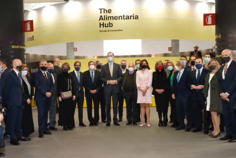 Hoy, en Barcelona, en la primera jornada de Alimentaria 2022