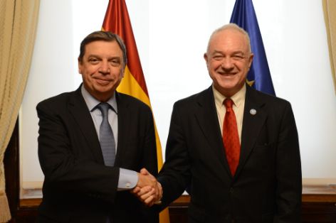 Hoy, en la sede del ministerio