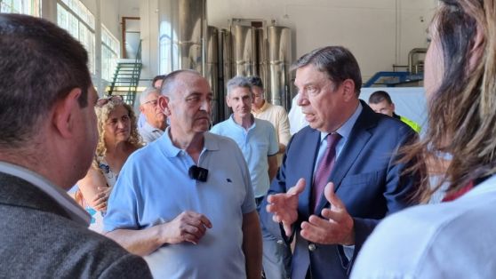 DURANTE SU VISITA A LA FERIA FUTUROLIVA, EN BAEZA (JAÉN)  