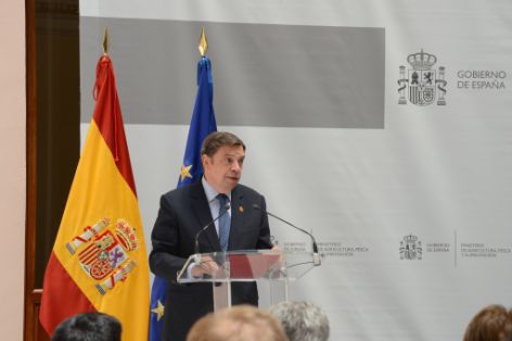 Hoy, en la sede del ministerio  