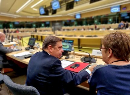 CONSEJO DE MINISTROS DE AGRICULTURA Y PESCA DE LA UE EN BRUSELAS