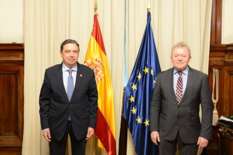 Visita del comisario europeo de Agricultura a España