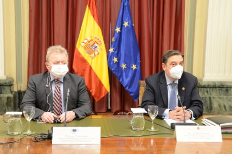 Visita del comisario europeo de Agricultura a España