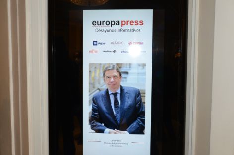HOY, EN LOS DESAYUNOS INFORMATIVOS DE EUROPA PRESS