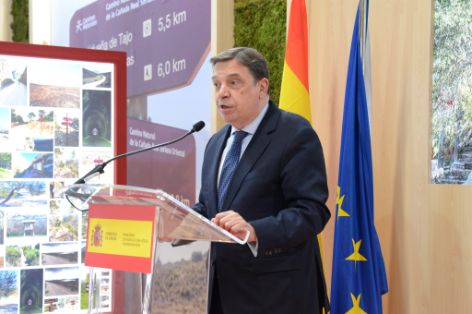 Durante su visita, hoy, a FITUR 2022  