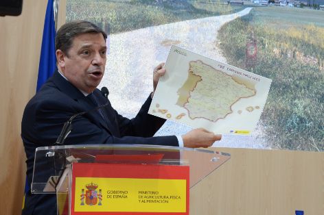 Durante su visita, hoy, a FITUR 2022  