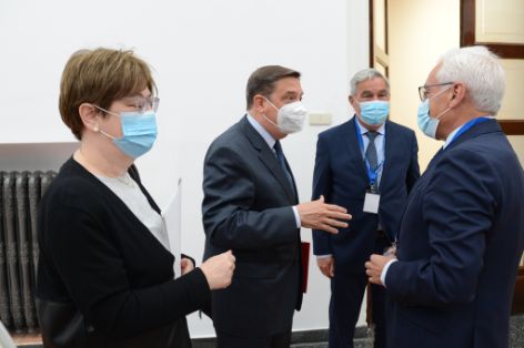 Hoy, en la inauguración de la jornada “Las organizaciones de productores de la pesca y la acuicultura”  