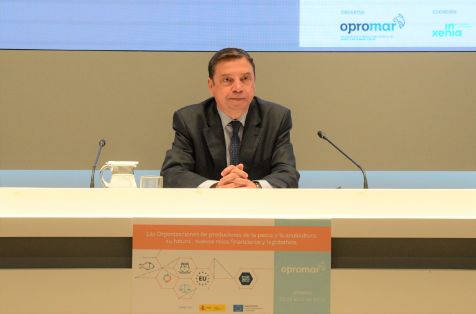 Hoy, en la inauguración de la jornada “Las organizaciones de productores de la pesca y la acuicultura”  