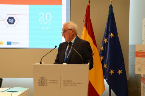 Hoy, en la inauguración de la jornada “Las organizaciones de productores de la pesca y la acuicultura”  