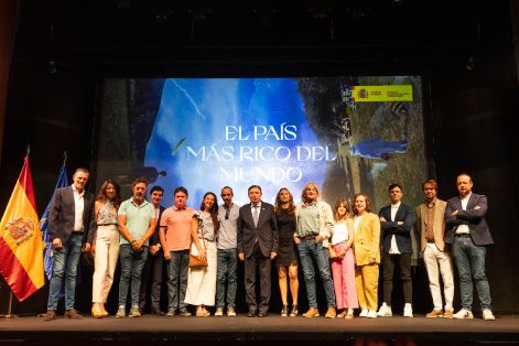 HOY EN LA PRESENTACIÓN DE LA NUEVA CAMPAÑA DE ALIMENTOS DE ESPAÑA “EL PAÍS MÁS RICO DEL MUNDO”