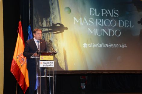 HOY EN LA PRESENTACIÓN DE LA NUEVA CAMPAÑA DE ALIMENTOS DE ESPAÑA “EL PAÍS MÁS RICO DEL MUNDO”