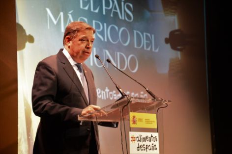 HOY EN LA PRESENTACIÓN DE LA NUEVA CAMPAÑA DE ALIMENTOS DE ESPAÑA “EL PAÍS MÁS RICO DEL MUNDO”