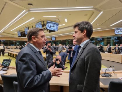 Hoy, en Bruselas, en el Consejo de Ministros de Agricultura y Pesca de la UE
