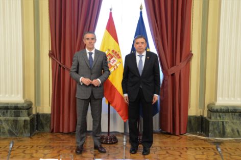 Acto de comunicación de la prórroga del convenio entre el Ministerio de Agricultura, Pesca y Alimentación y CaixaBank