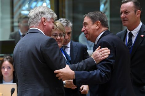 EN EL CONSEJO DE MINISTROS DE AGRICULTURA Y PESCA DE LA UE, EN BRUSELAS 