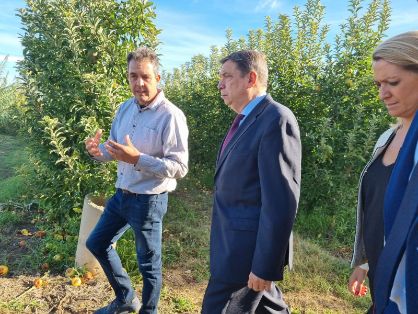 Hoy, durante su visita a Lleida  