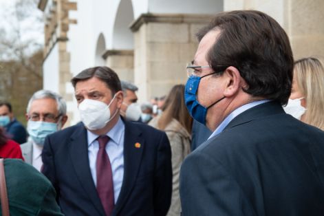Hoy, en el IV Foro Participativo sobre la Ley de Prevención de Pérdidas y Desperdicio Alimentario que se ha celebrado en Cáceres 