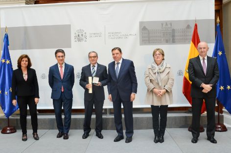 ESTA MAÑANA, EN LA SEDE DEL MINISTERIO  