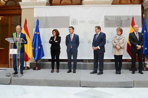 ESTA MAÑANA, EN LA SEDE DEL MINISTERIO  